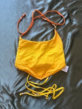 Women’s Yellow Crossbody bikini top